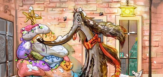 Спектакль «С Рождеством, мокрый нос!» в Karlsson Haus