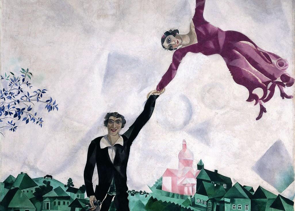 В Минске впервые представят картину «Прогулка» Марка Шагала