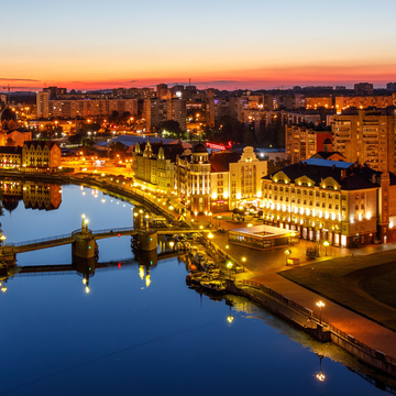 Экскурсия «Вечерний Калининград» на пивоварню с дегустацией марципана Экскурсия «Вечерний Калининград» на пивоварню с дегустацией марципана со скидкой 20%