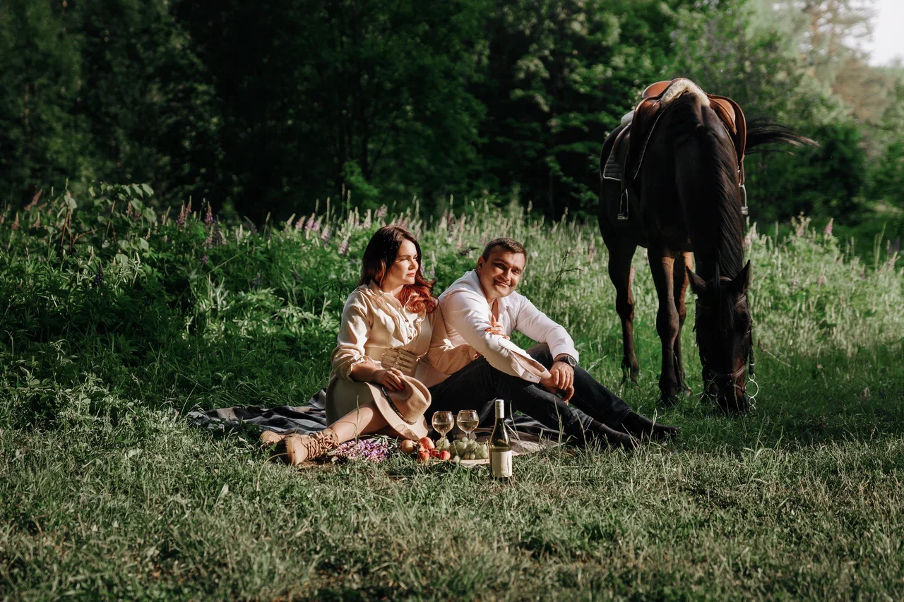 Предложение руки и сердца на конной прогулке