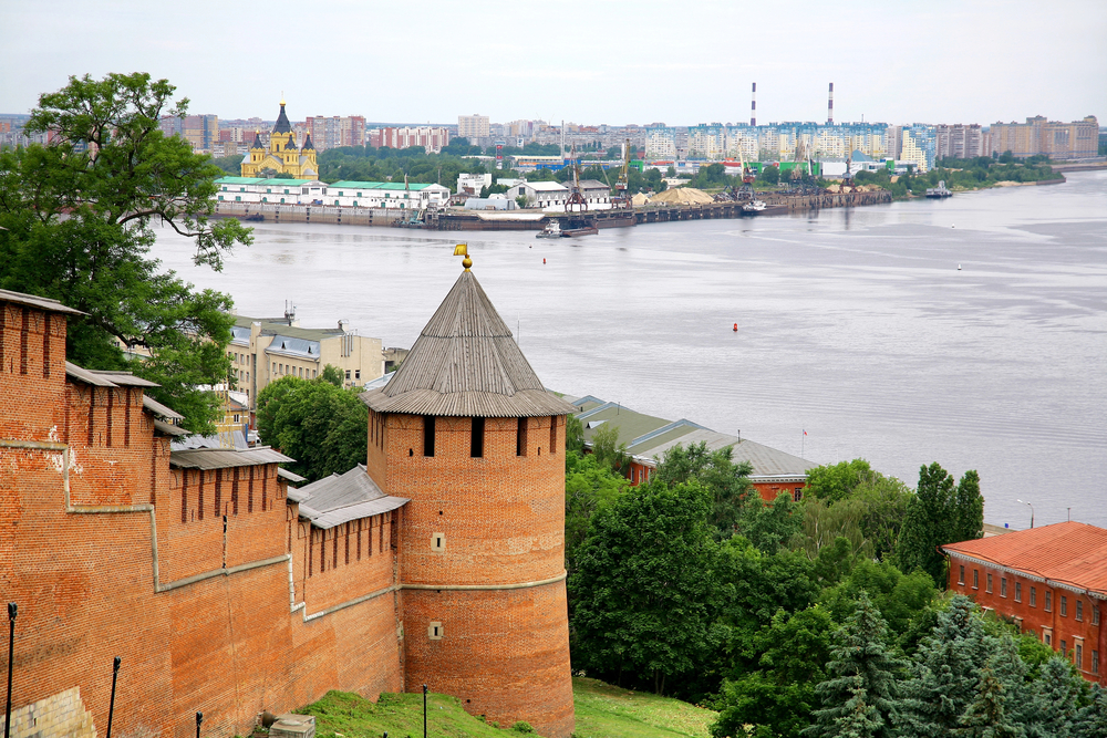 Нижегородский кремль — средневековая крепость на берегу двух рек