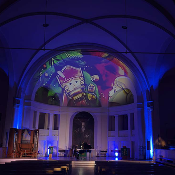 Новогодний концерт с песочной анимацией «Щелкунчик и Рождественские мелодии» со скидкой 40%