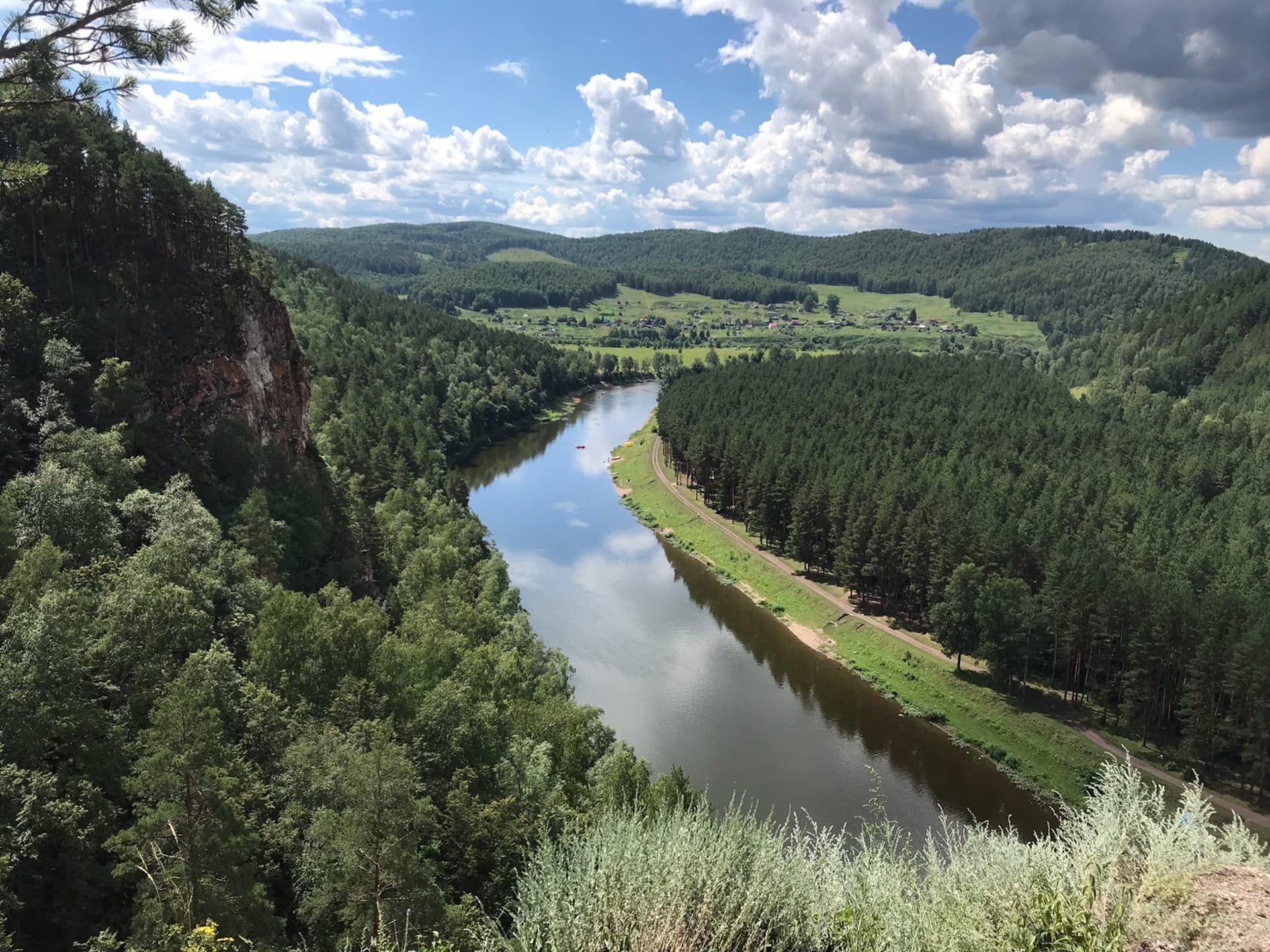 Сплав по реке Ай на катамаранах