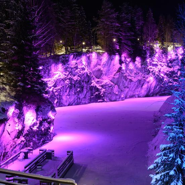 Тур в Карелию на новогодних праздниках «Рускеала — мраморное царство» Тур в Карелию на новогодних праздниках «Рускеала — мраморное царство» со скидкой 47%