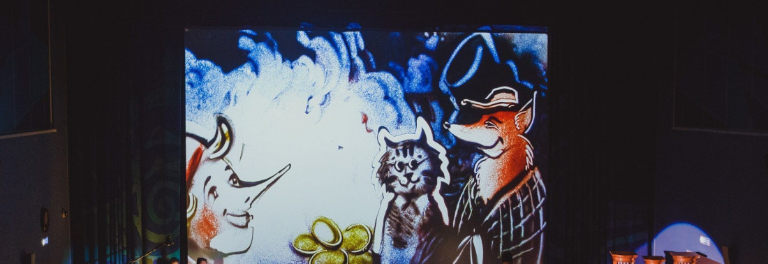 Сказка с органом и песочной анимацией «Приключения Буратино или Золотой ключик» со скидкой 40%