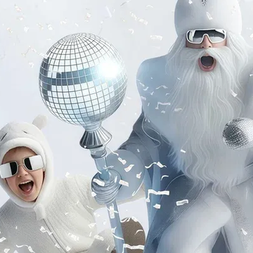 Новогодняя шоу-вечеринка «Белая» со скидкой 20%