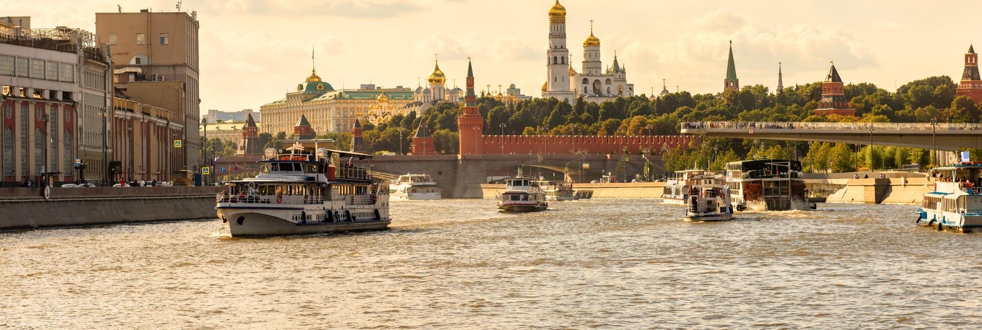 Прогулка на теплоходе по Москве-реке «Северный маршрут» со скидкой 50%