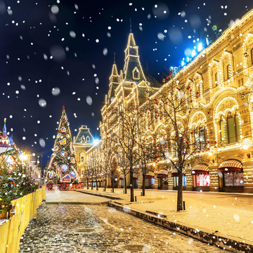 Пешеходная экскурсия «Рождественская сказка. Манежная и Красная площадь» со скидкой 20%