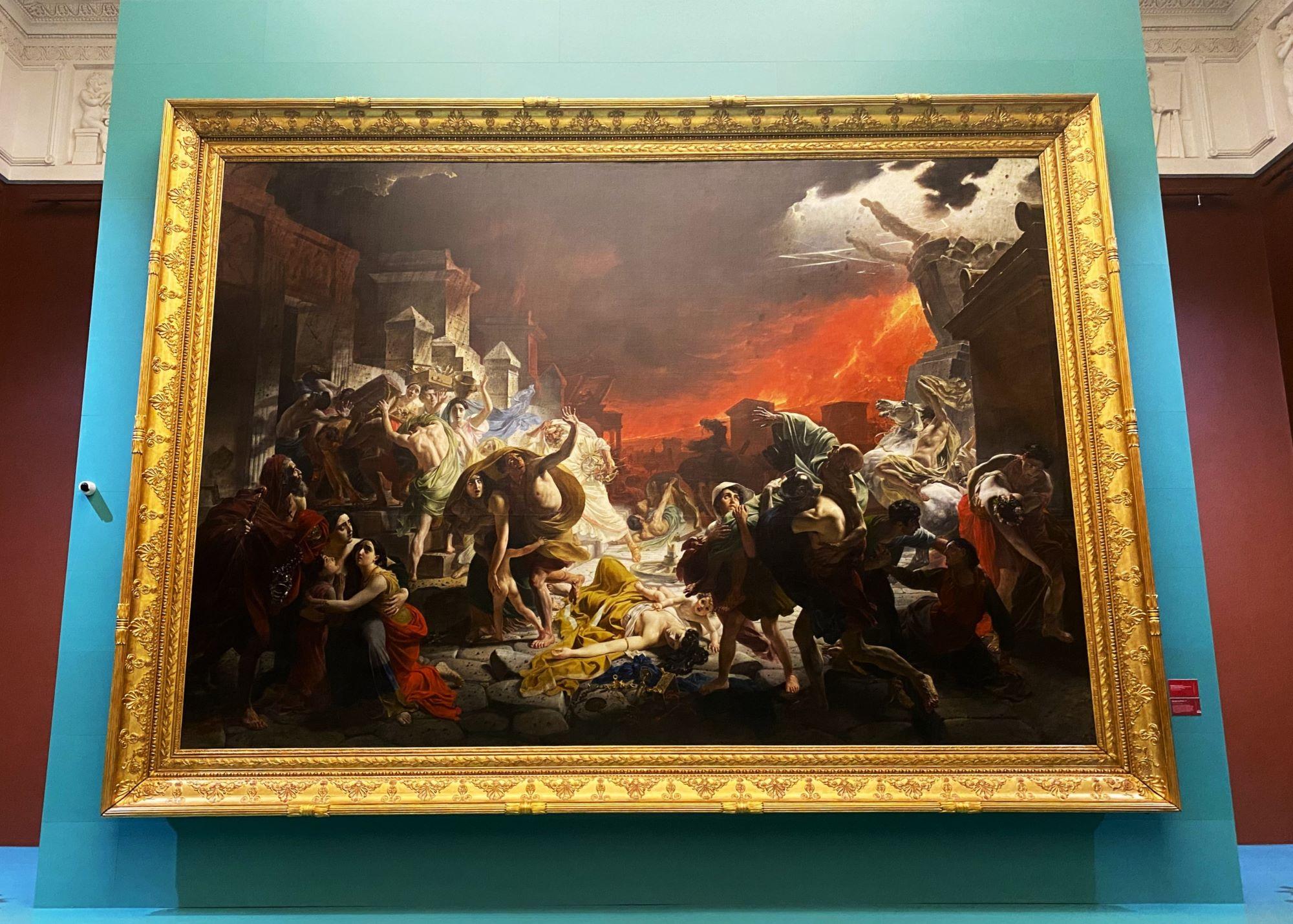 «Последний день Помпеи» Брюллова вернули в Русский музей