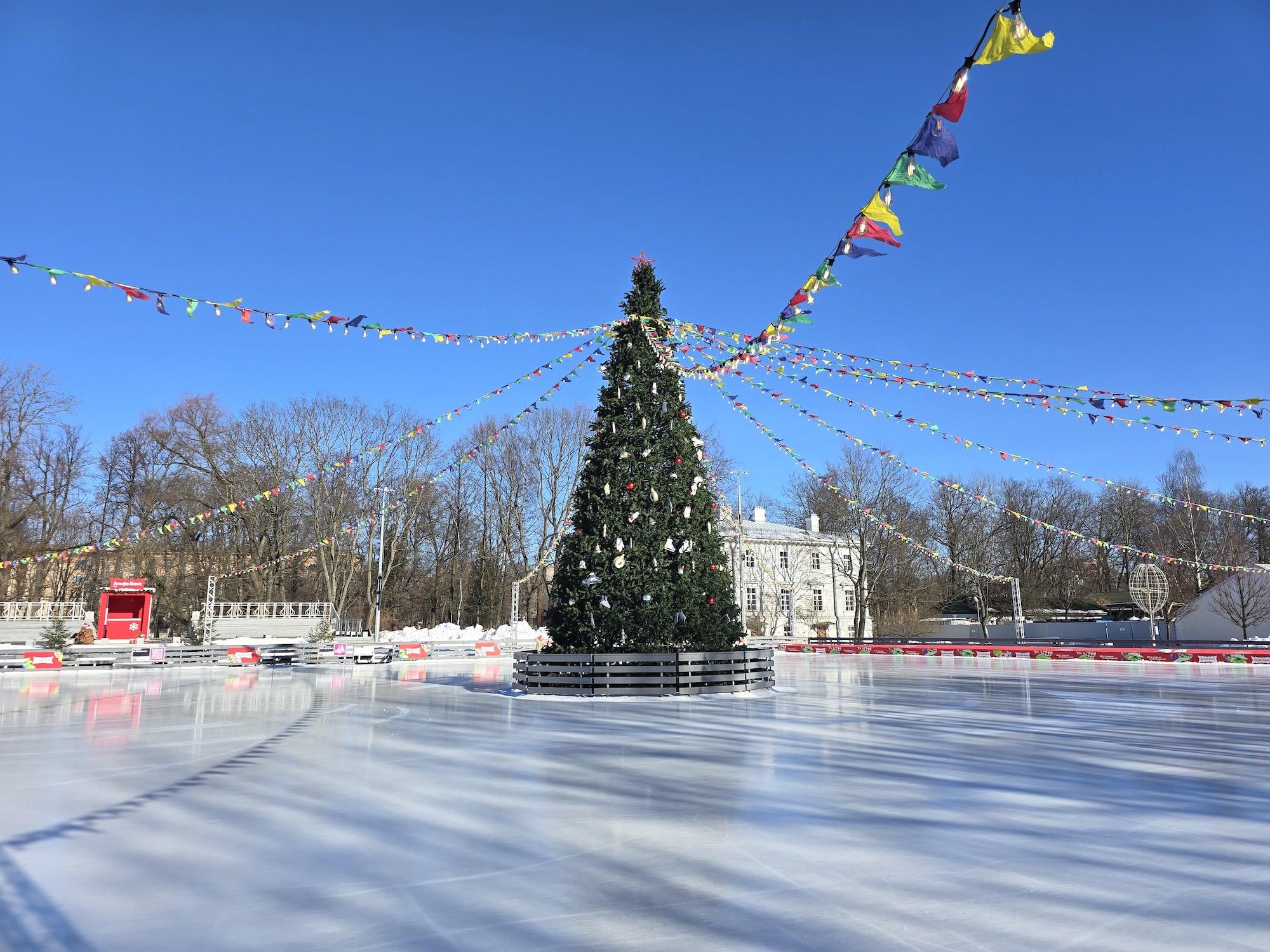 Каток Елагина острова закрывает сезон бесплатными сеансами