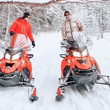 Катание на снегоходах