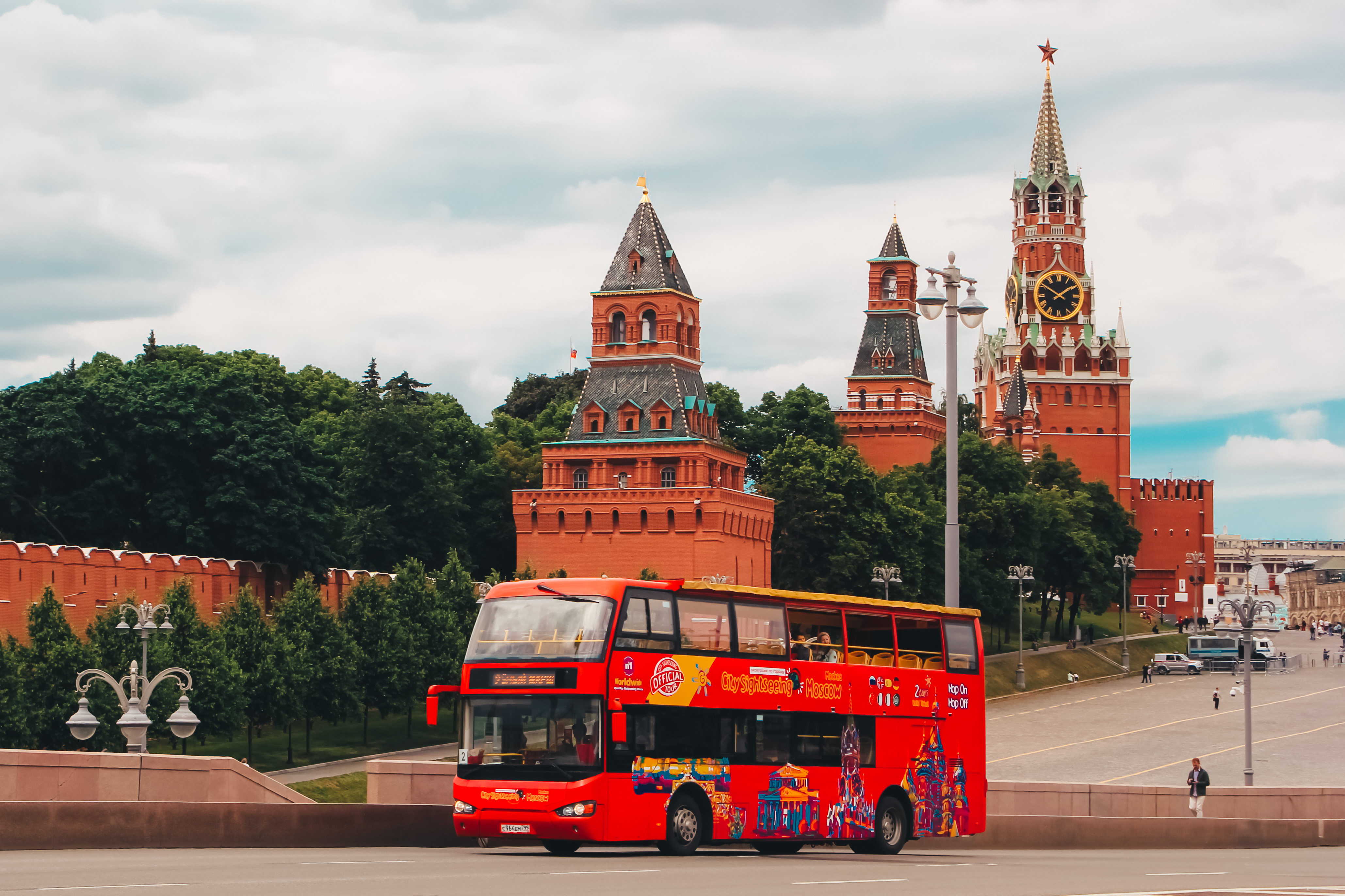 Обзорная экскурсия по Москве на двухэтажном автобусе City Sightseeing