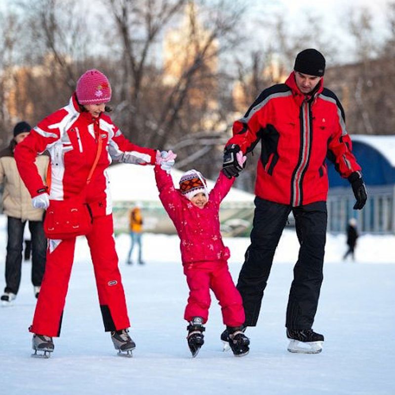 1,5 часа катания на коньках в «Лапландия Парке»