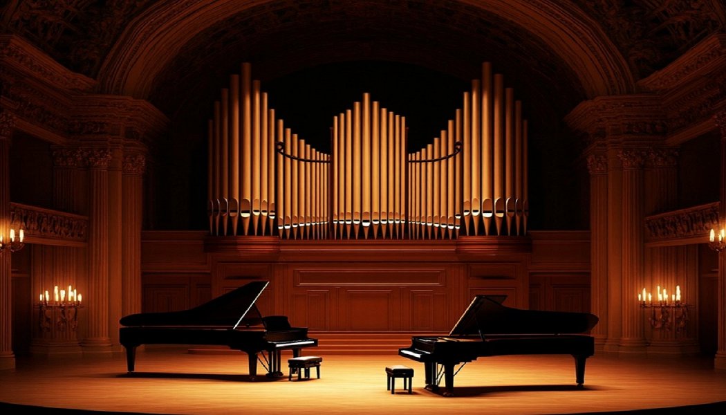 Концерт при свечах «Шоу двух роялей и органа» в Яани Кирик со скидкой 30%
