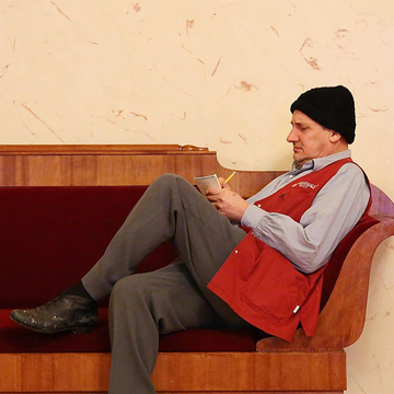 Моноспектакль «Записки нервного капельдинера» в Александринском театре Моноспектакль «Записки нервного капельдинера» в Александринском театре