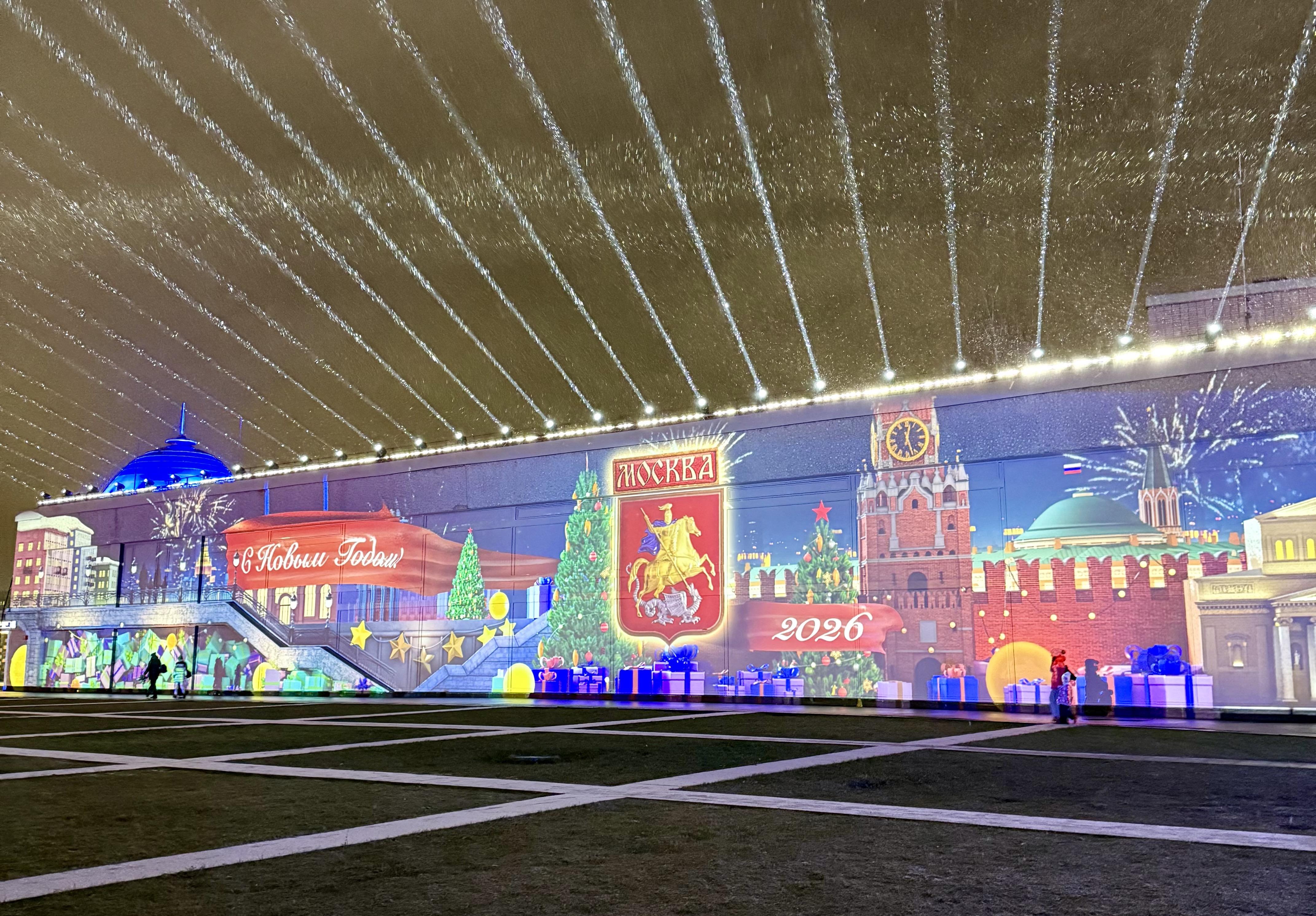 Бесплатное световое шоу на Воробьёвых горах покажут этой зимой