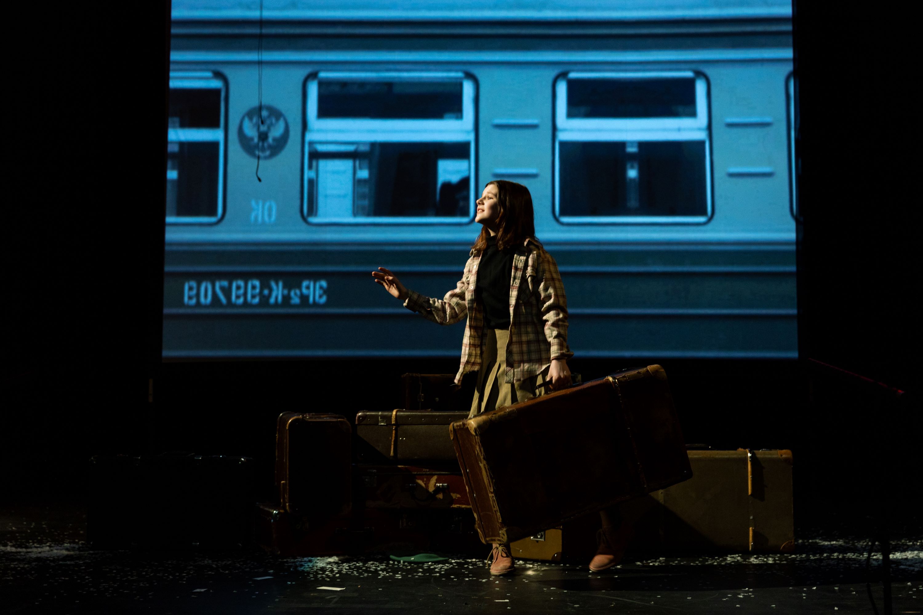 Музыкальный спектакль «15 старых чемоданов и одна страна» на Новой сцене Александринского театра Музыкальный спектакль «15 старых чемоданов и одна страна» на Новой сцене Александринского театра