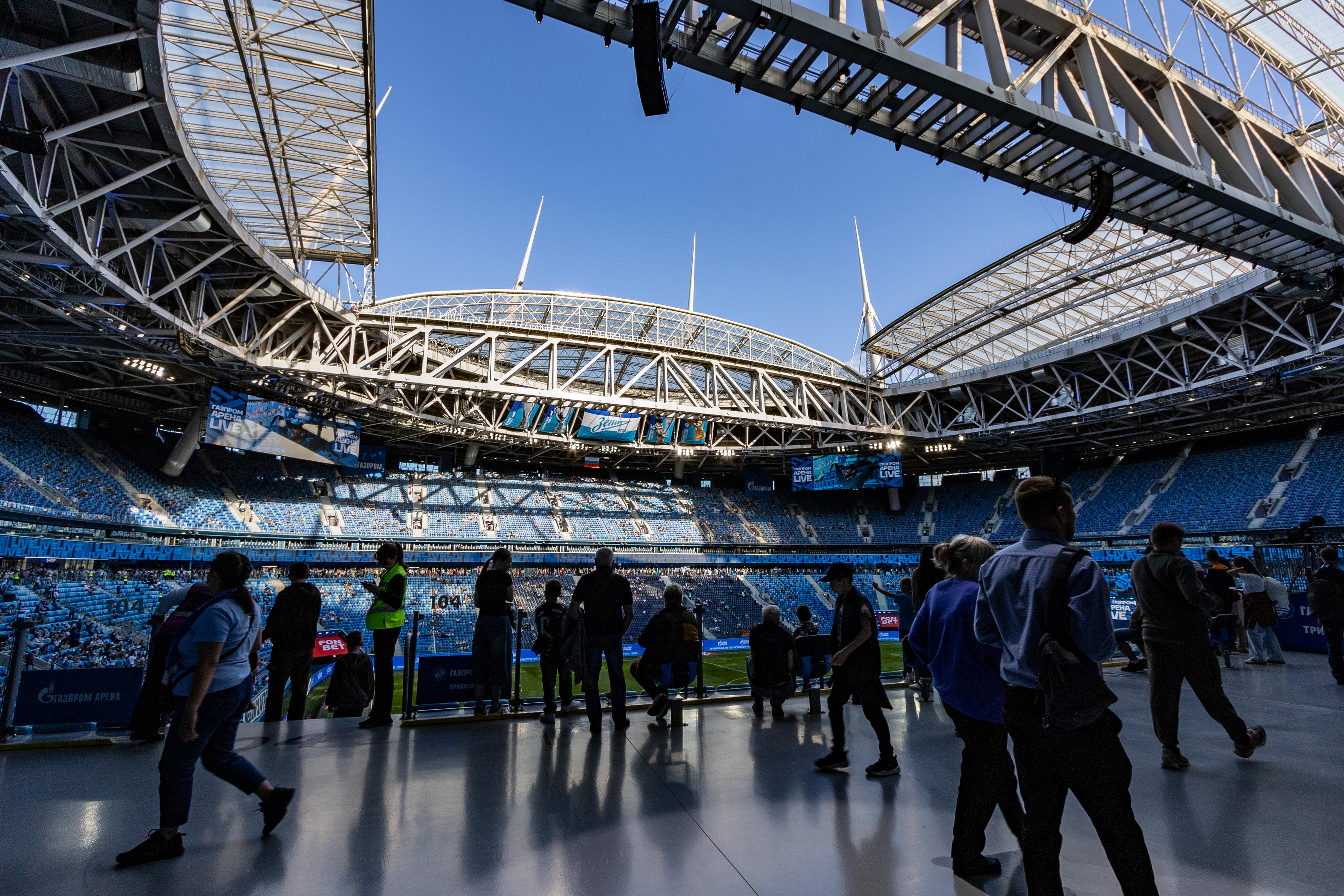 «Газпром Арена»: даты экскурсий 2026, цены, билеты