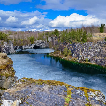 Автобусная экскурсия «Подземный космос Рускеала»