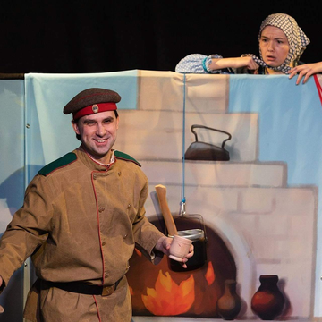 Спектакль «Каша из топора и другие сказки солдата Фёдора» со скидкой 40%