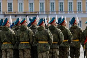 Первая репетиция к параду Победы в Петербурге прошла 2 апреля