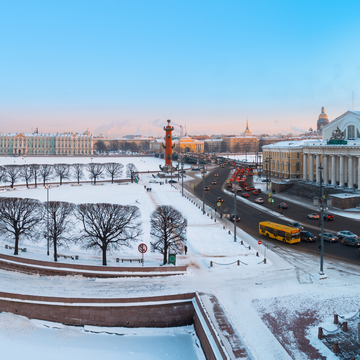 Прогулка «Зимний Петербург с Невы» на судне на воздушной подушке