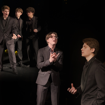 Концерт ансамбля BeCute «Новогодний бит а капелла» в особняке Шрёдера со скидкой 20%