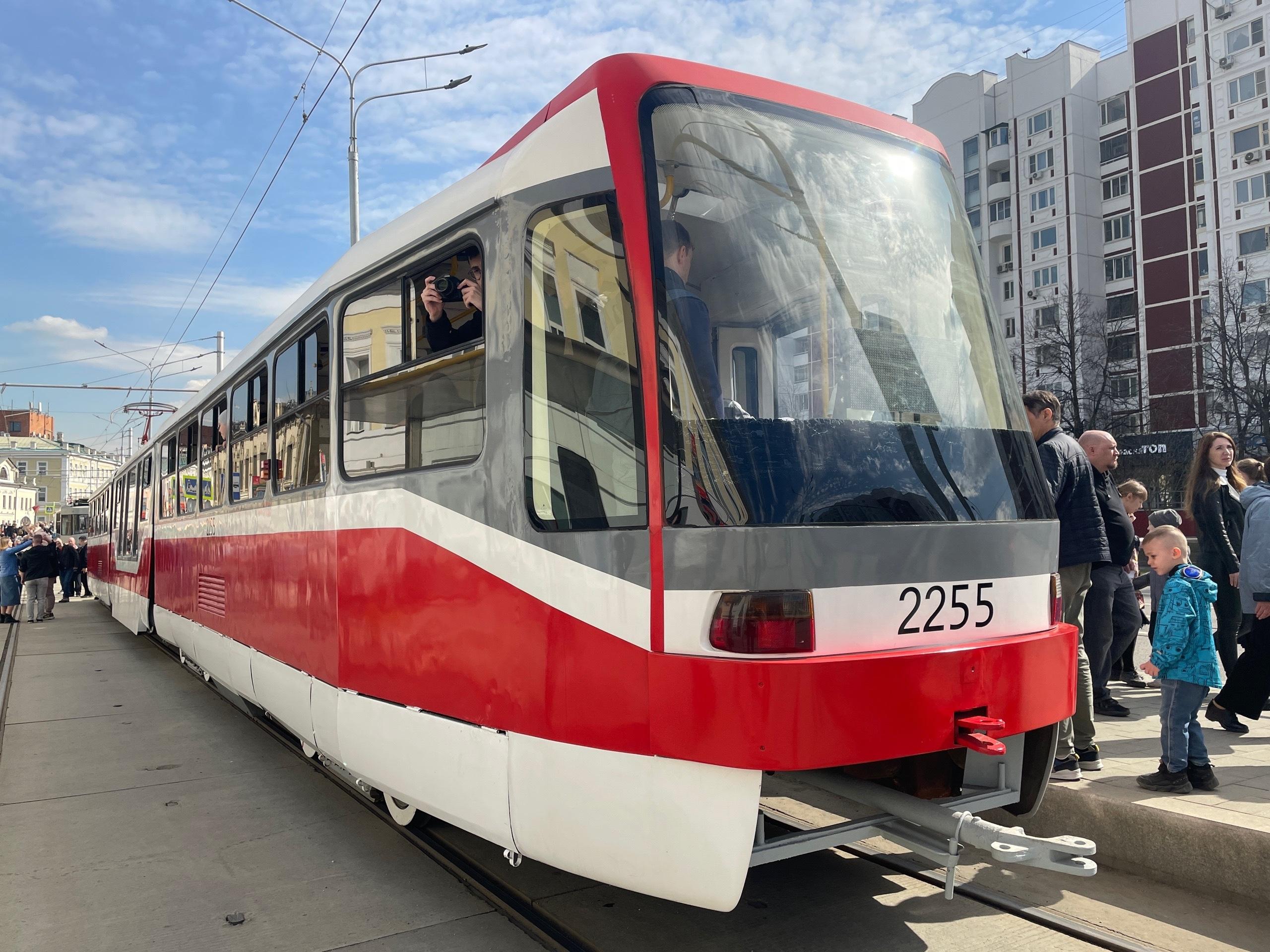 Парад трамваев в Москве 2026: фоторепортаж