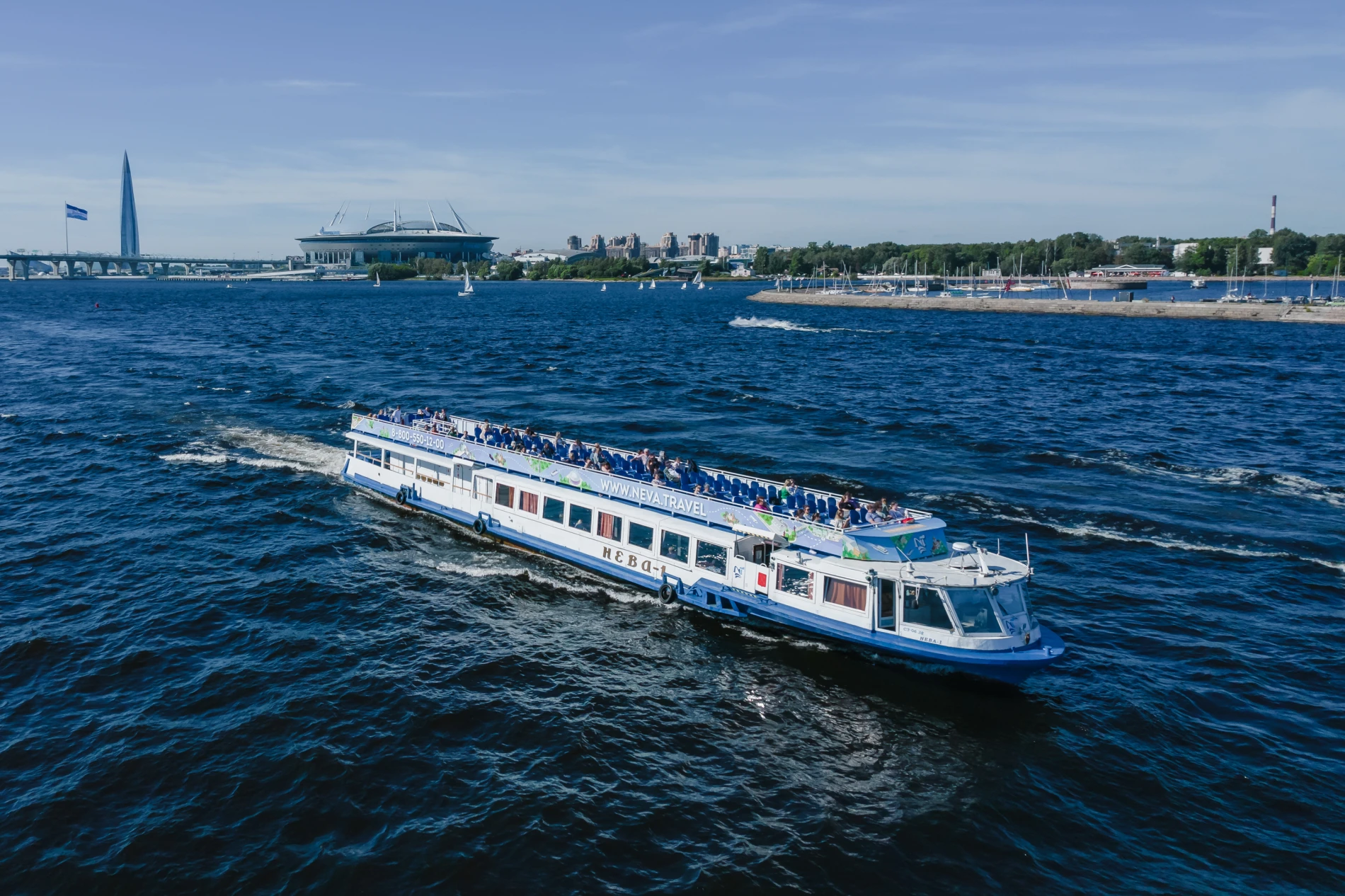 Дневная прогулка «Забытые острова» на двухпалубном теплоходе