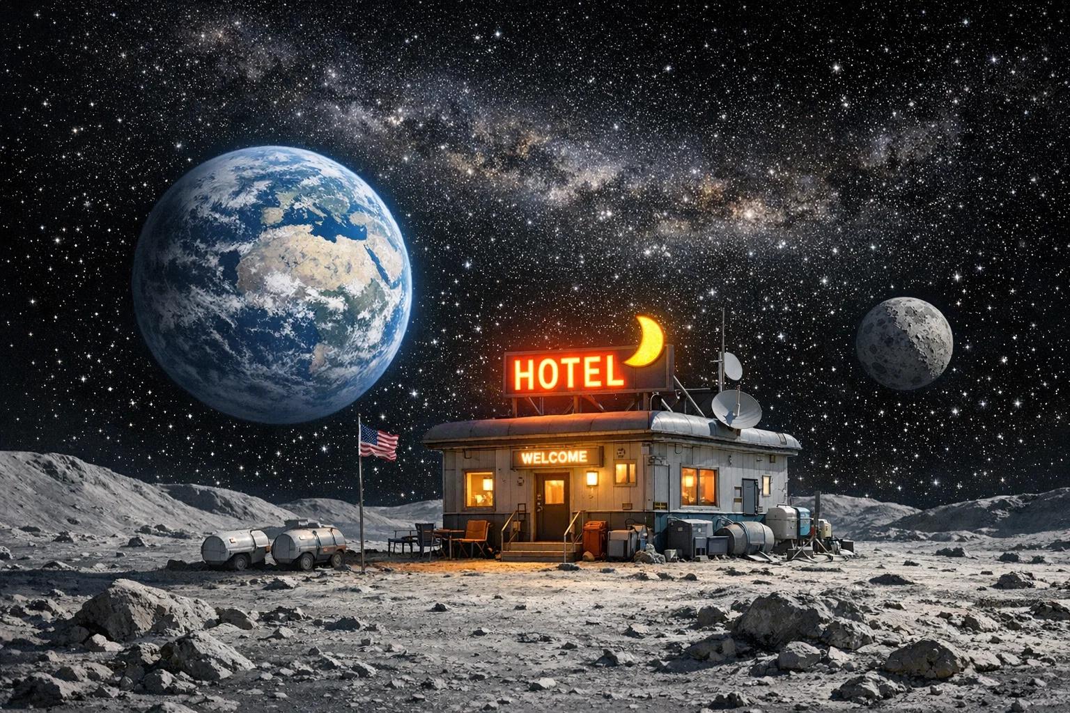 Первый отель на Луне может появиться к 2032 году