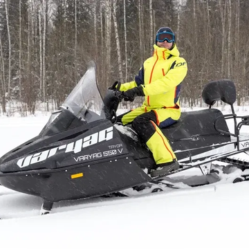 Экскурсия на снегоходах в Карелии