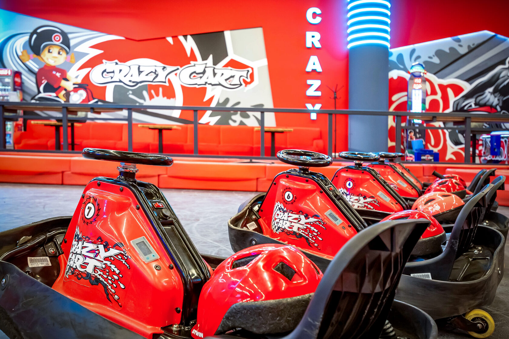 Заезды в картинг-центре Crazy Cart в ТРЦ «Город Косино» со скидкой до 30%