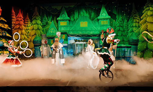 Театральное новогоднее шоу «Цирк Деда Мороза: Лига Зимних Волшебников»  со скидкой 25%