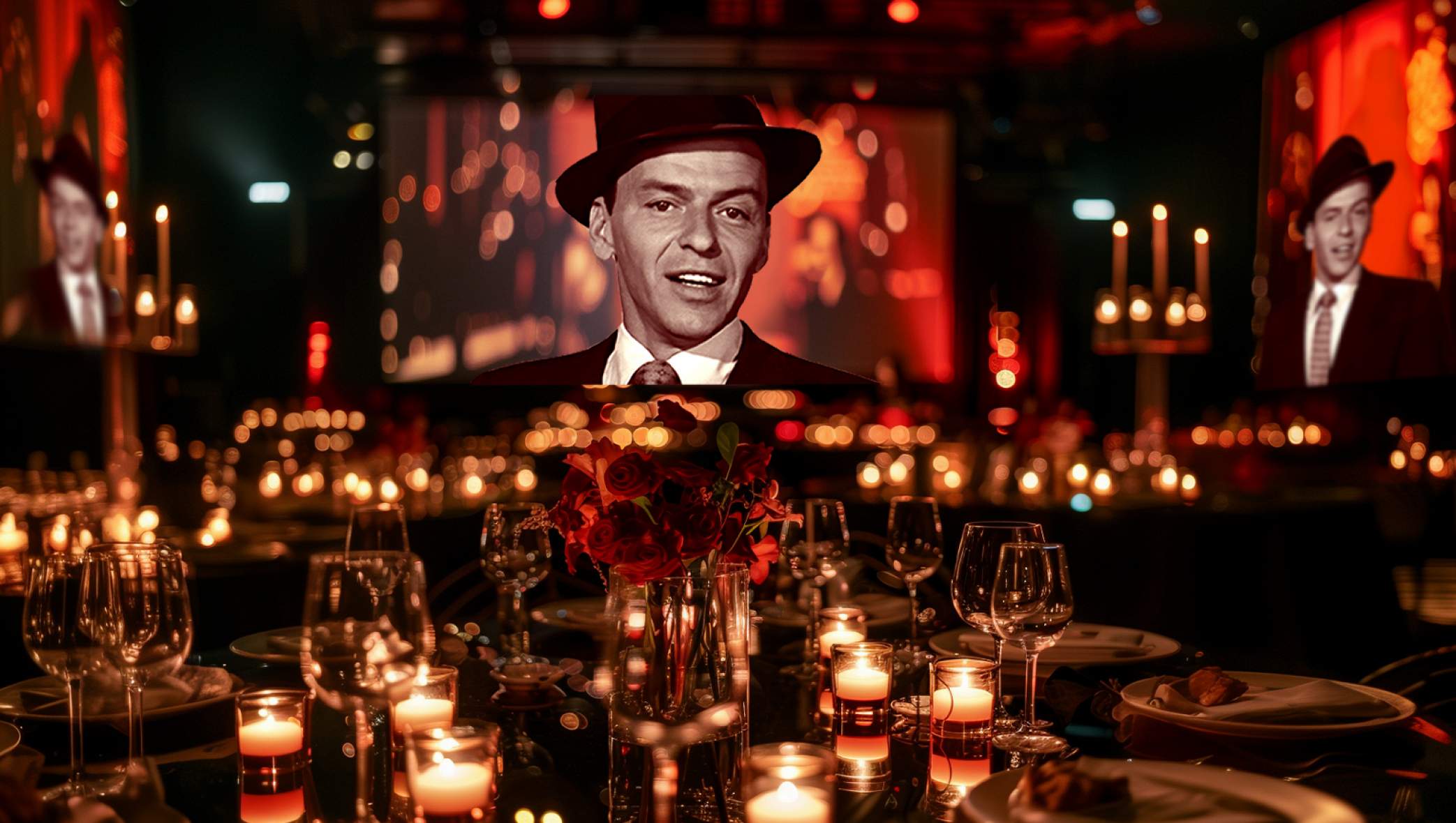 Концерт-ужин при свечах «Frank Sinatra. Рождественские песни» со скидкой 30%