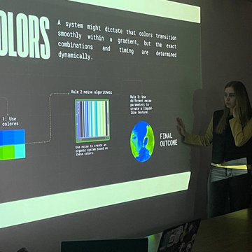 Цикл мастер-классов «Лаборатория новых медиа: генеративная графика для художников» на Новой сцене Александринского театра Цикл мастер-классов «Лаборатория новых медиа: генеративная графика для художников» на Новой сцене Александринского театра