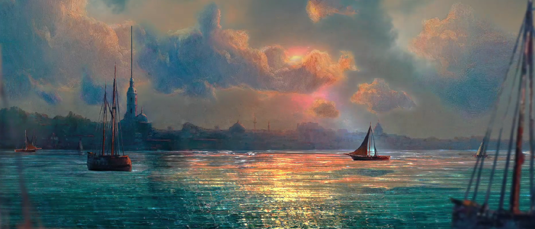 Мультимедийная выставка «Айвазовский. Ожившие полотна» в пространстве «Люмьер-Холл»