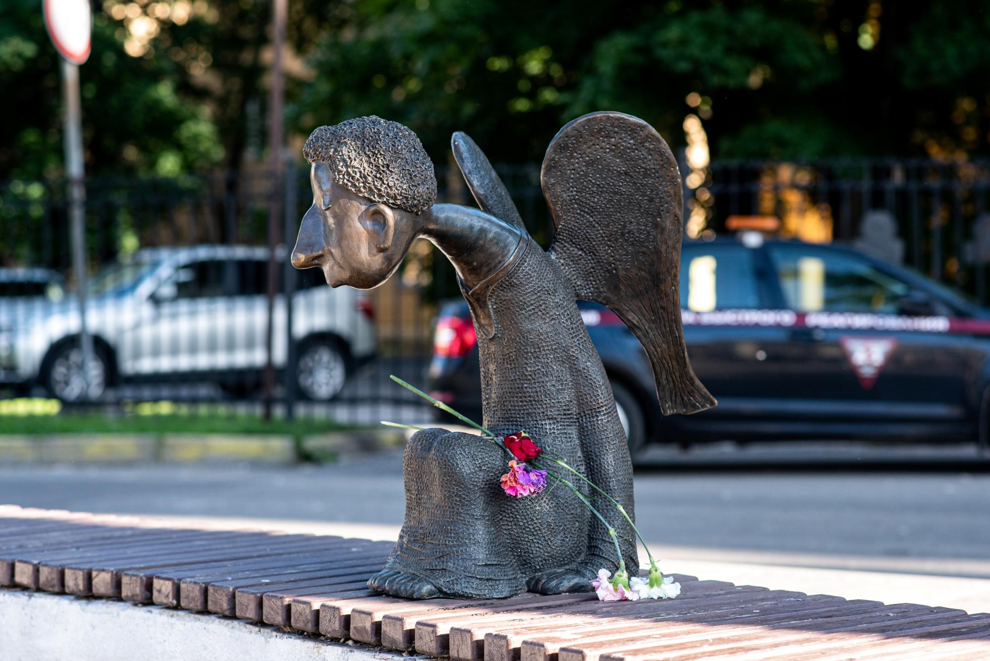 Петербургский ангел в Измайловском саду