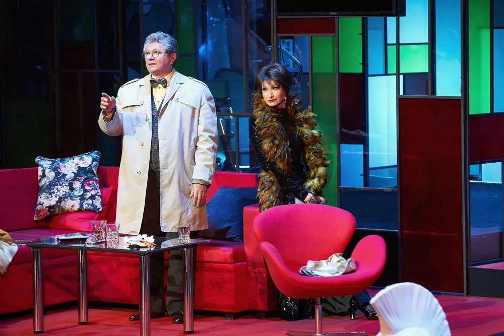 Спектакль «Остров заблудших душ Вуди Аллена» с Ольгой Прокофьевой и Евгением Дятловым