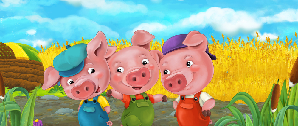 Сказка-игра «Три поросёнка» со скидкой