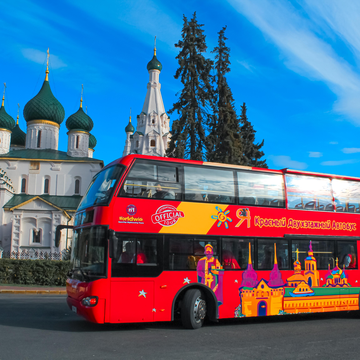 Обзорная экскурсия по Ярославлю на двухэтажном автобусе City Sightseeing