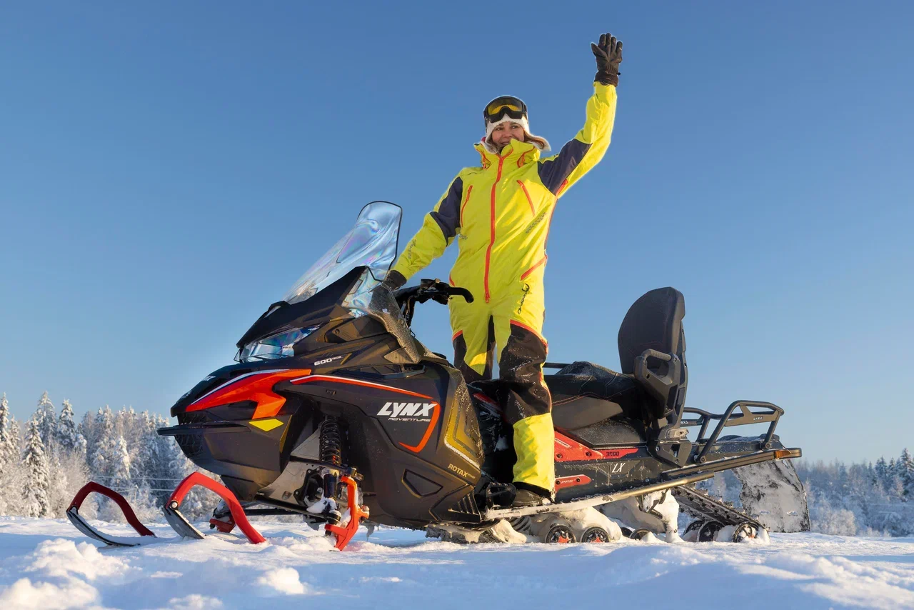 Катание на снегоходах