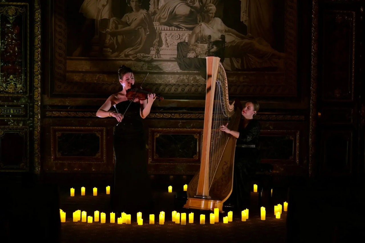 Концерт «Дуэт арфы и скрипки при свечах» со скидкой 35%